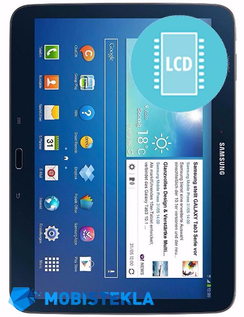 SAMSUNG Galaxy Tab 3 P5200 - Popravilo LCD-ja
