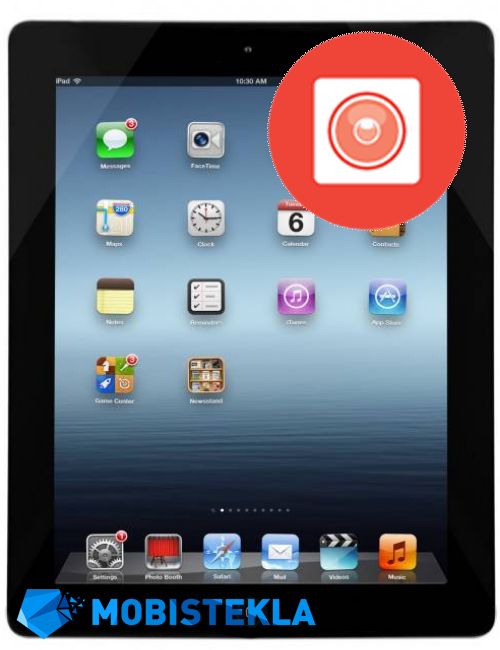 APPLE iPad 4 - Popravilo Selfie kamere