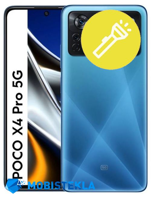 XIAOMI Poco X4 Pro 5G - Popravilo flash luči