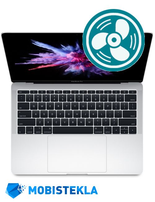APPLE MacBook Pro 13.3 A1706 - Popravilo hlajenja