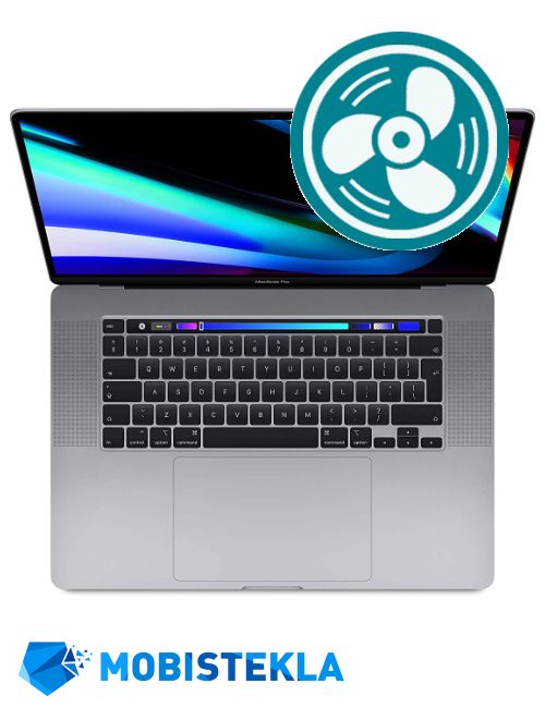 APPLE MacBook Pro 16 2019 A2141 - Popravilo hlajenja