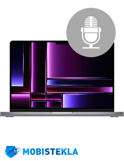 APPLE MacBook Pro M2 16 2023 A2780 - Popravilo mikrofona