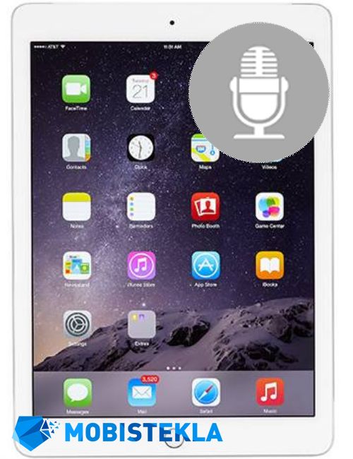 APPLE iPad Air 2 - Popravilo mikrofona