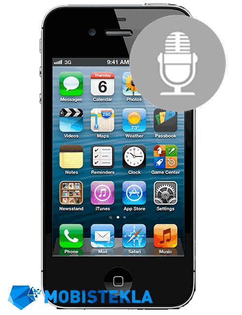 APPLE iPhone 4 - Popravilo mikrofona