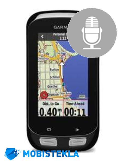 GARMIN Edge 1000 - Popravilo mikrofona