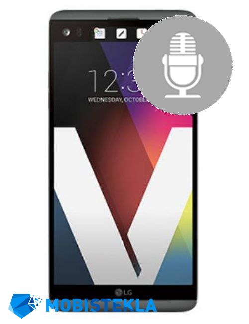 LG V20 - Popravilo mikrofona