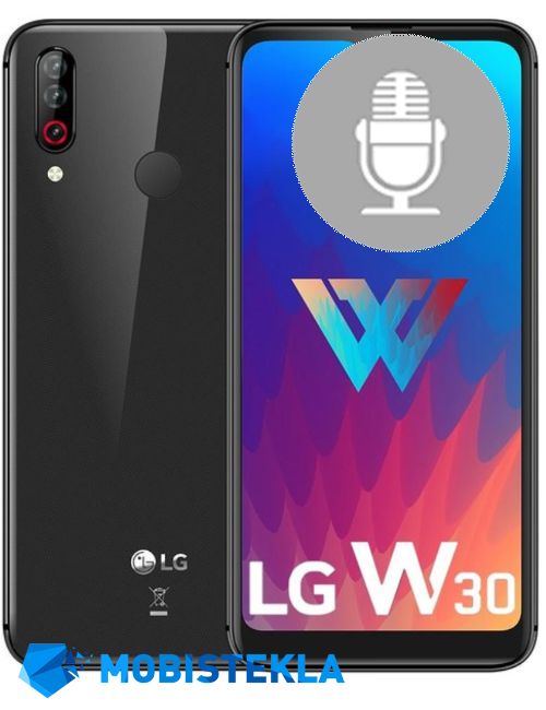 LG W30 - Popravilo mikrofona