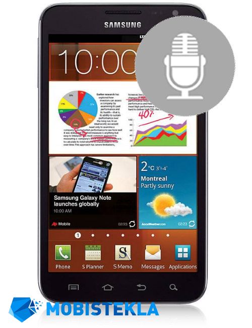 SAMSUNG Galaxy Note 1 - Popravilo mikrofona