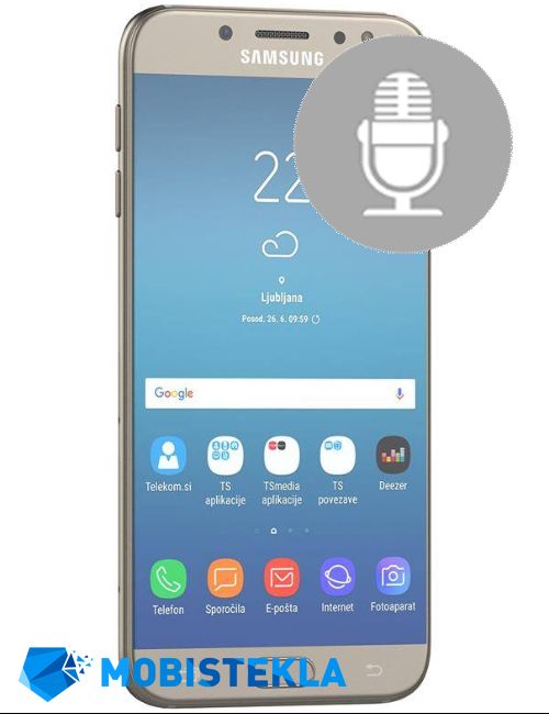 SAMSUNG Galaxy J7 - Popravilo mikrofona