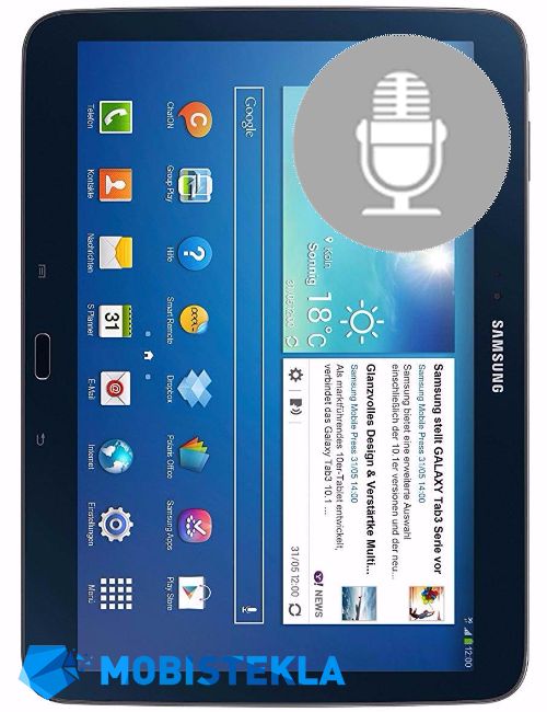 SAMSUNG Galaxy Tab 3 P5200 - Popravilo mikrofona