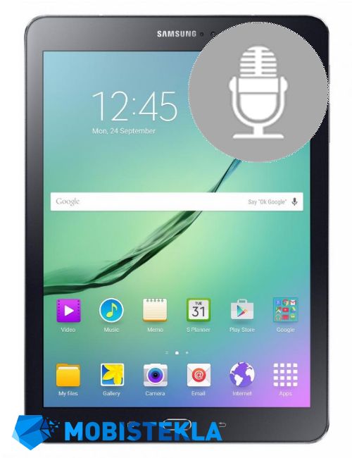 SAMSUNG Galaxy Tab A T550 T555 - Popravilo mikrofona