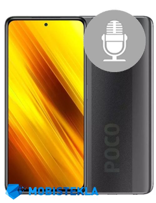 XIAOMI Poco X3 Pro - Popravilo mikrofona