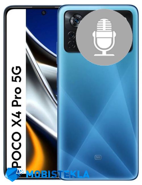 XIAOMI Poco X4 Pro 5G - Popravilo mikrofona