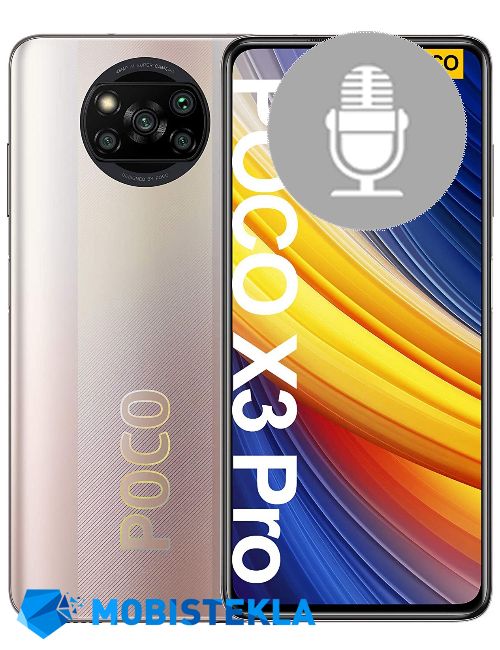 XIAOMI Pocophone X3 Pro - Popravilo mikrofona