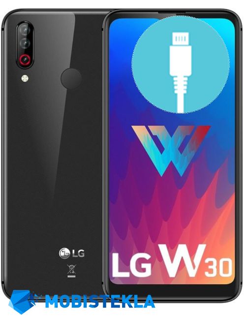 LG W30 - Popravilo polnilnega konektorja