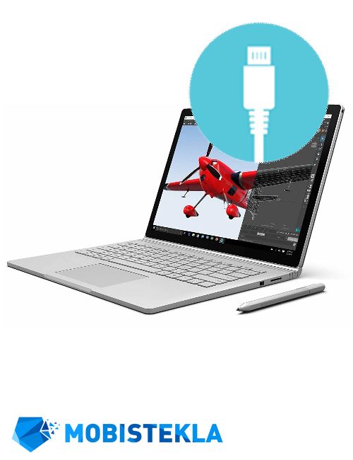 MICROSOFT Surface Book - Popravilo polnilnega konektorja