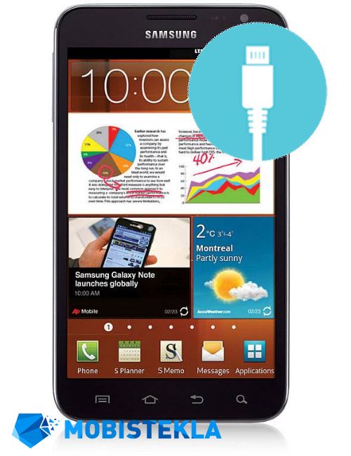 SAMSUNG Galaxy Note 1 - Popravilo polnilnega konektorja