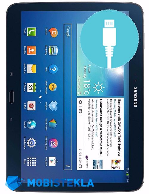 SAMSUNG Galaxy Tab 3 P5200 - Popravilo polnilnega konektorja