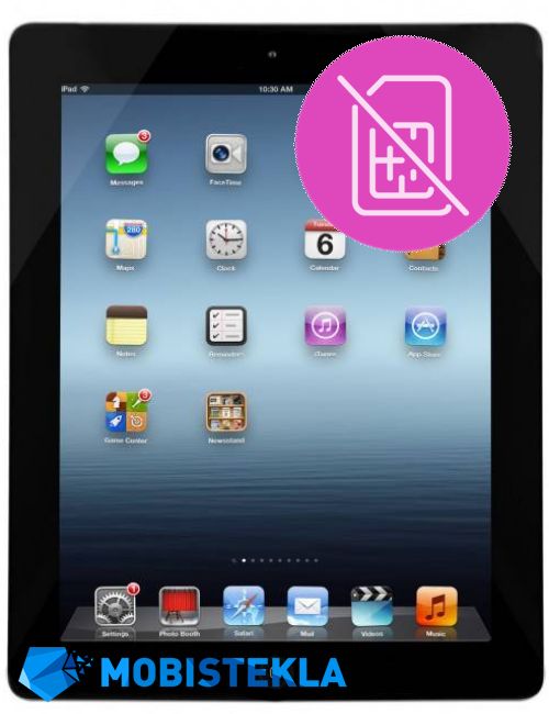 APPLE iPad 4 - Popravilo sprejemnika SIM kartice