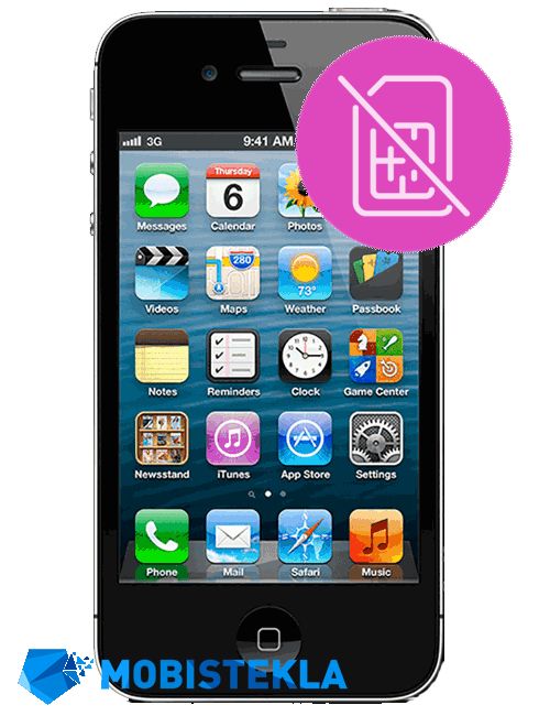 APPLE iPhone 4 - Popravilo sprejemnika SIM kartice