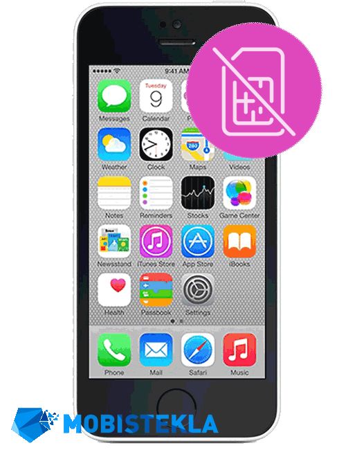 APPLE iPhone 5c - Popravilo sprejemnika SIM kartice