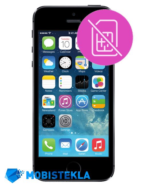 APPLE iPhone 5s - Popravilo sprejemnika SIM kartice