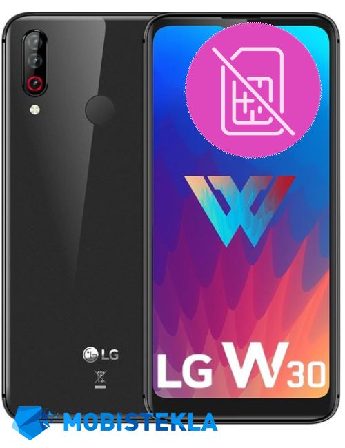 LG W30 - Popravilo sprejemnika SIM kartice