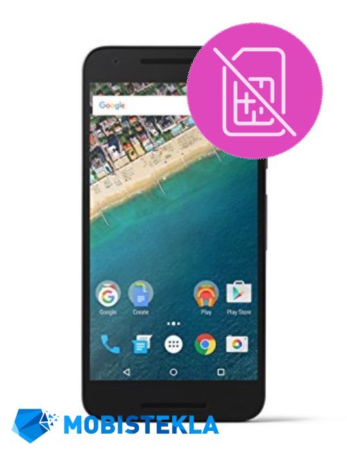 LG Nexus 5X - Popravilo sprejemnika SIM kartice