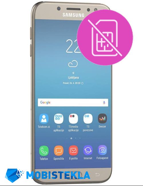 SAMSUNG Galaxy J7 - Popravilo sprejemnika SIM kartice