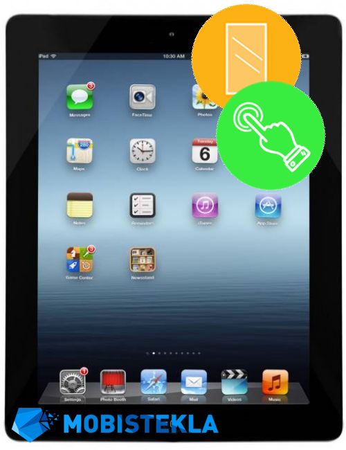 APPLE iPad 4 - Popravilo stekla in touch-a
