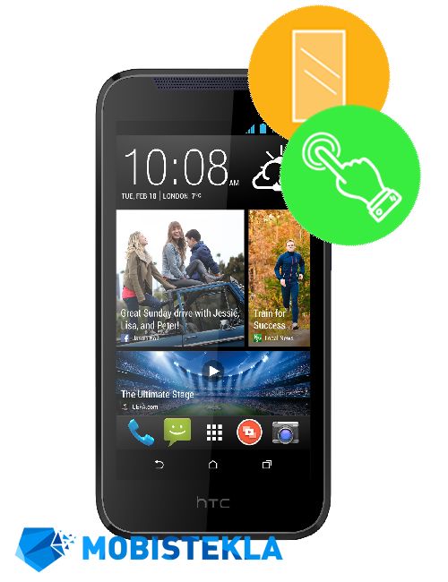 HTC Desire 310 - Popravilo stekla in touch-a