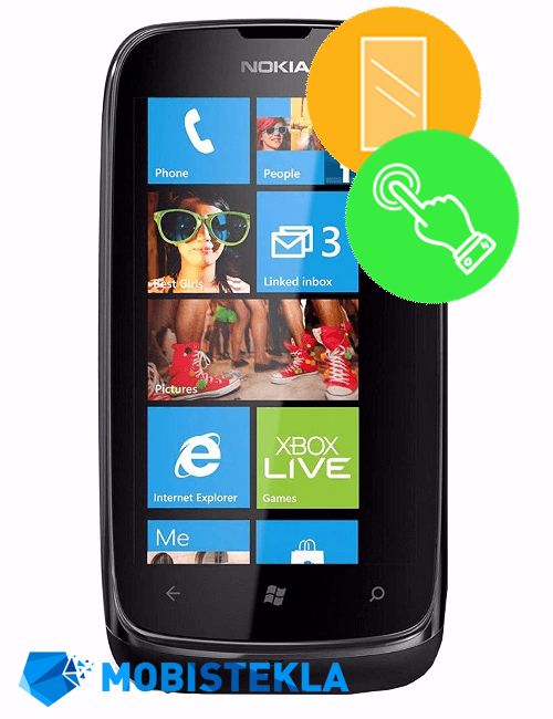 NOKIA Lumia 610 - Popravilo stekla in touch-a