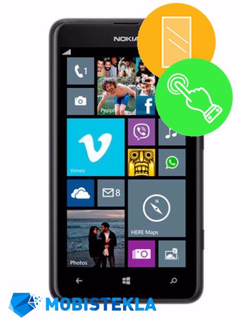 NOKIA Lumia 620 - Popravilo stekla in touch-a