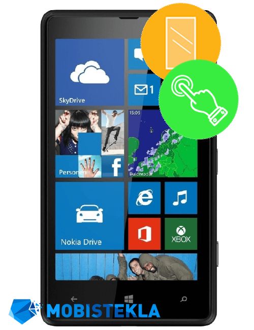 NOKIA Lumia 820 - Popravilo stekla in touch-a