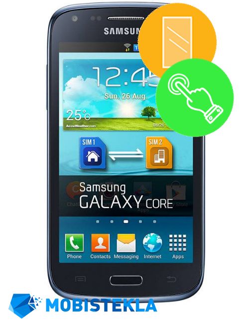 SAMSUNG Galaxy Core - Popravilo stekla in touch-a