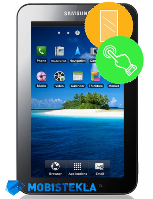 SAMSUNG Galaxy Tab P1000 - Popravilo stekla in touch-a