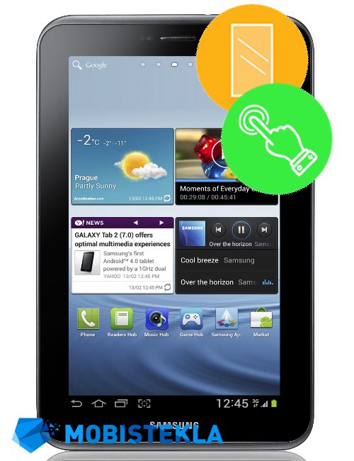 SAMSUNG Galaxy Tab 2 7.0 P3100 - Popravilo stekla in touch-a