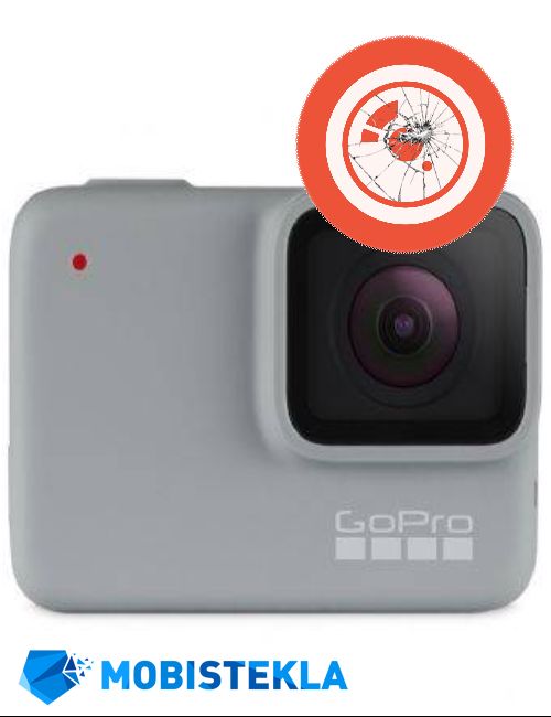 GOPRO  - Popravilo stekla kamere