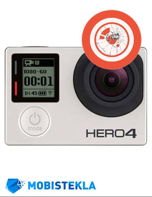 GOPRO Hero 4 - Popravilo stekla kamere