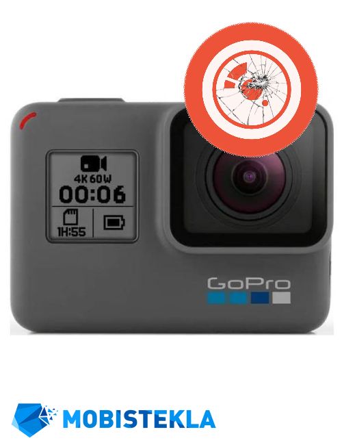 GOPRO Hero 6 - Popravilo stekla kamere