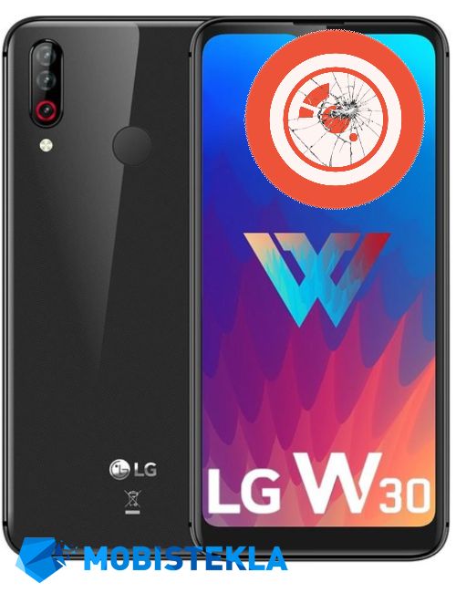LG W30 - Popravilo stekla kamere