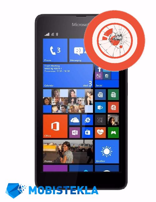 NOKIA Microsoft Lumia 535 - Popravilo stekla kamere