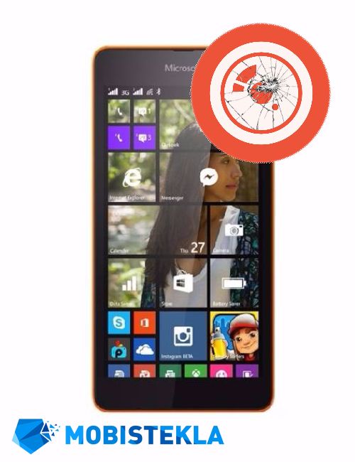 NOKIA Microsoft Lumia 540 - Popravilo stekla kamere