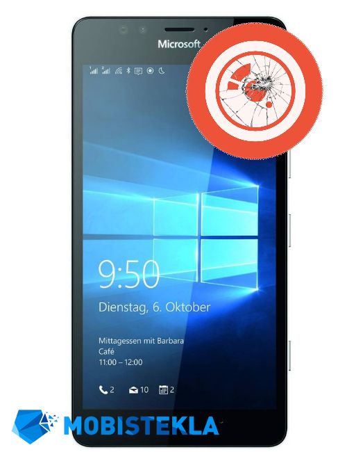 NOKIA Microsoft Lumia 950 - Popravilo stekla kamere
