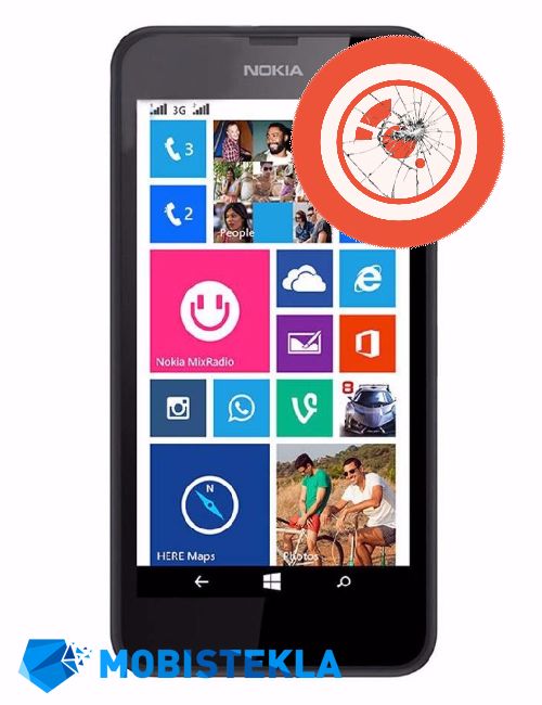 NOKIA Lumia 630 - Popravilo stekla kamere