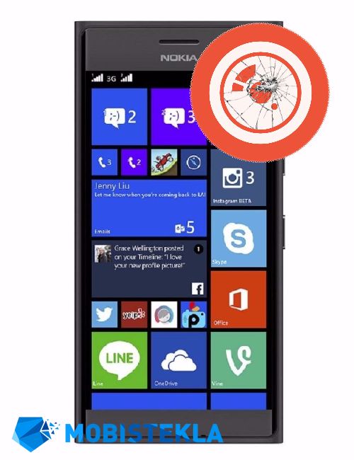 NOKIA Lumia 735 - Popravilo stekla kamere