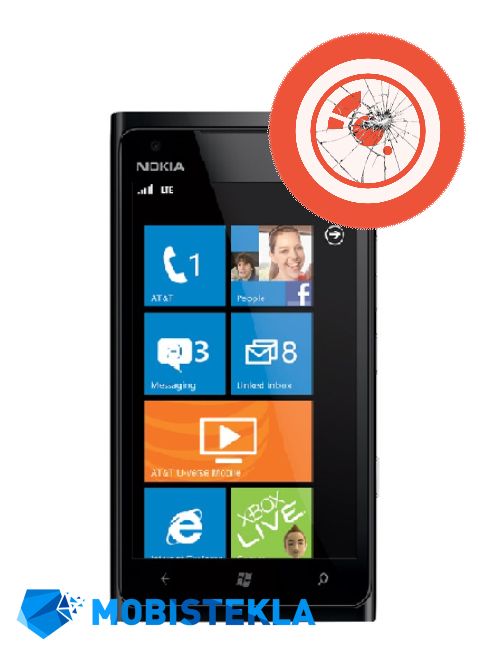 NOKIA Lumia 900 - Popravilo stekla kamere