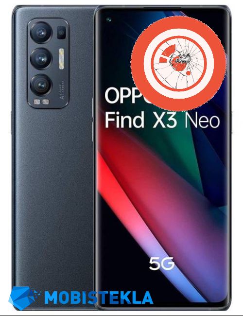OPPO Find X3 Neo - Popravilo stekla kamere