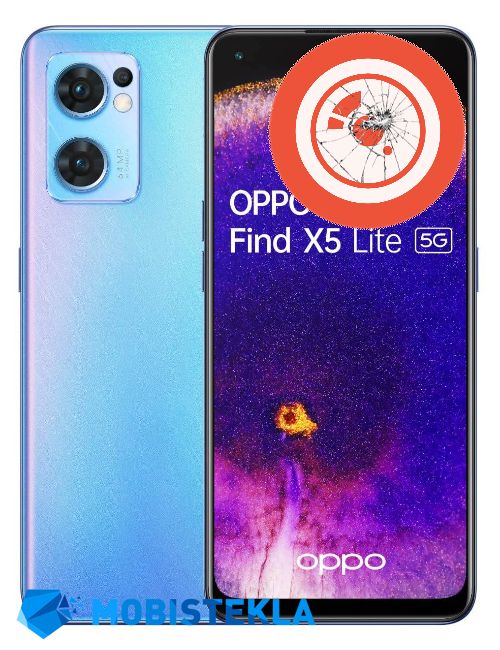 OPPO Find X5 Lite - Popravilo stekla kamere