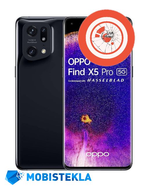 OPPO Find X5 Pro - Popravilo stekla kamere
